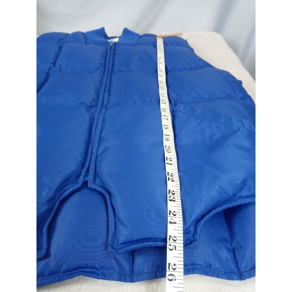 Vintage REI Puffer Vest Mens Large Blue Full‎ Zip Gorpcore 80s 90s Outdoor Puffy - Picture 8 of 8